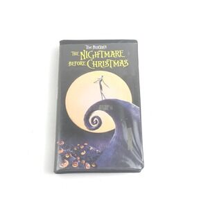 Tim Burtons The Nightmare Before Christmas VHS Movie Tape Disney